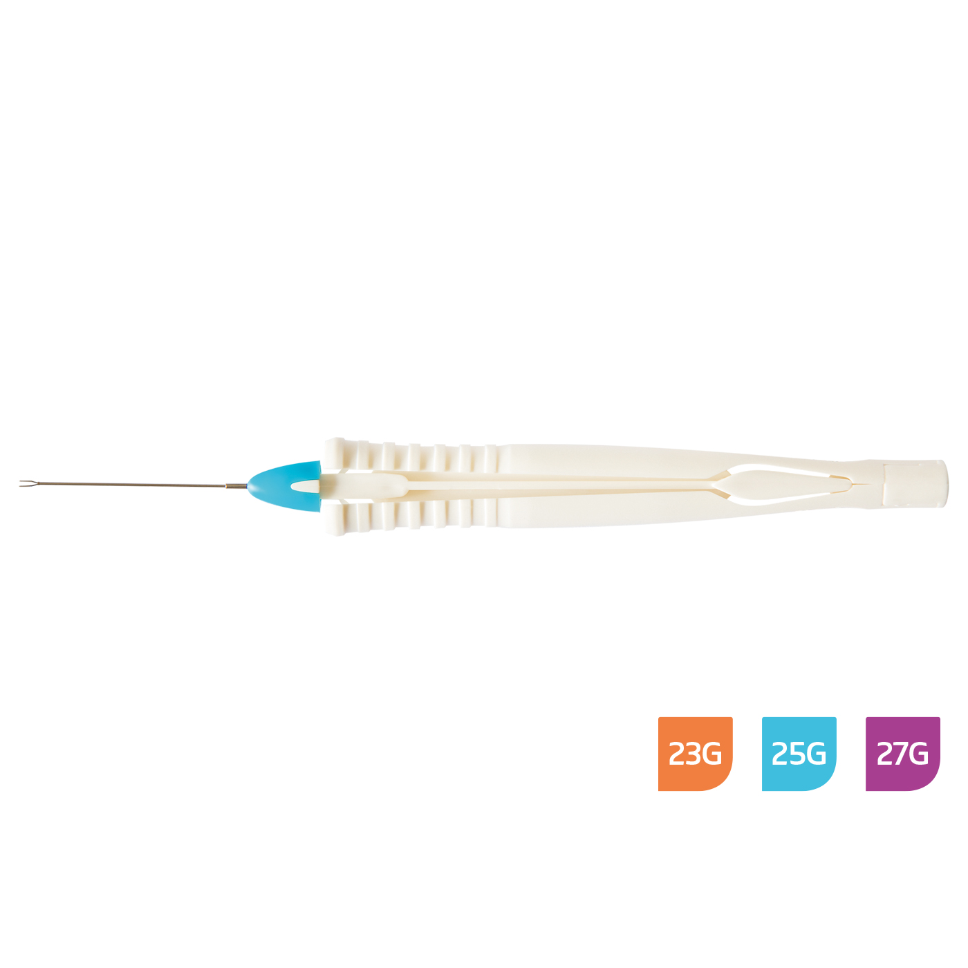 Eckardt Flat-Handle Retinal Forceps