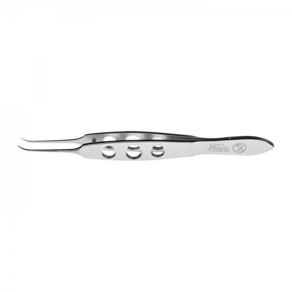 Curved flat forceps