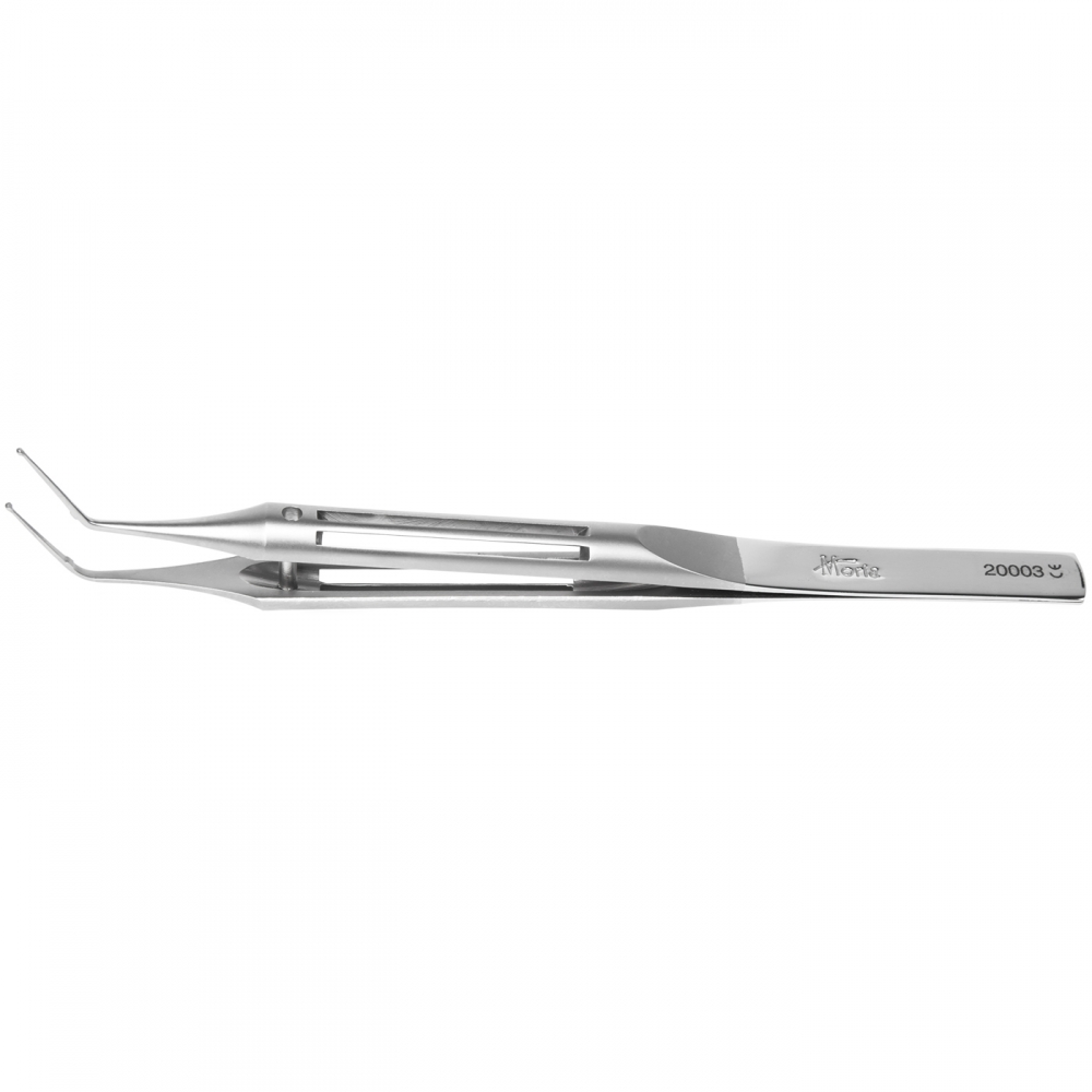 108mm Ophthalmic Teethed Forceps - Stainless Steel Surgical Instrument