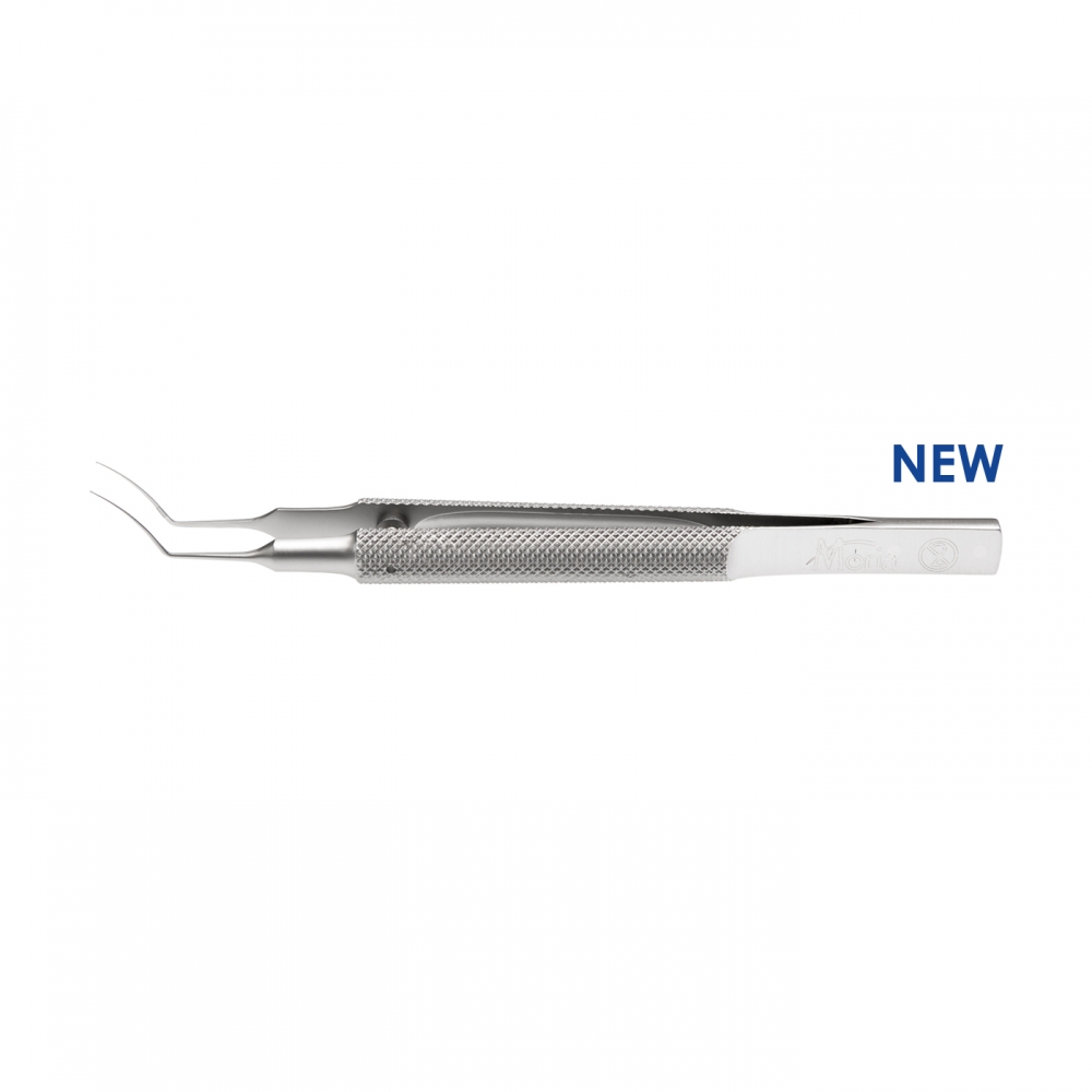 Curved Rhexis Forceps