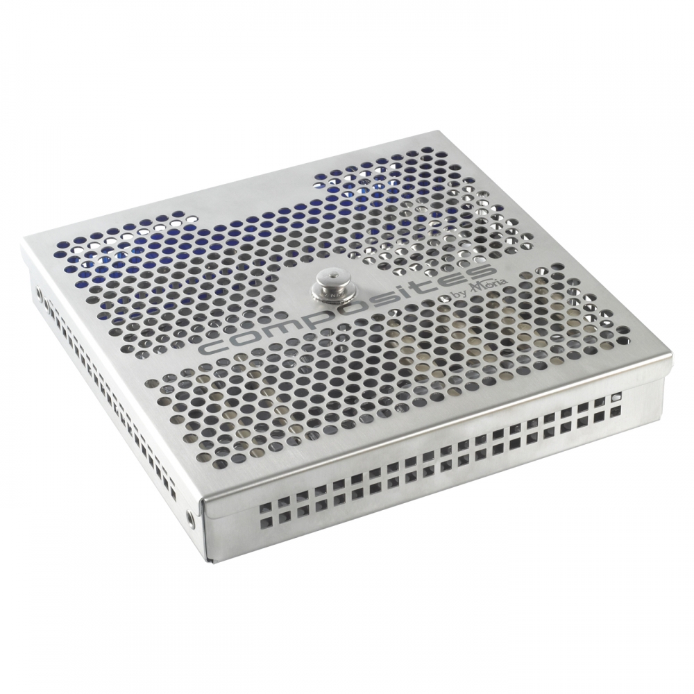 Stainless-steel storage basket