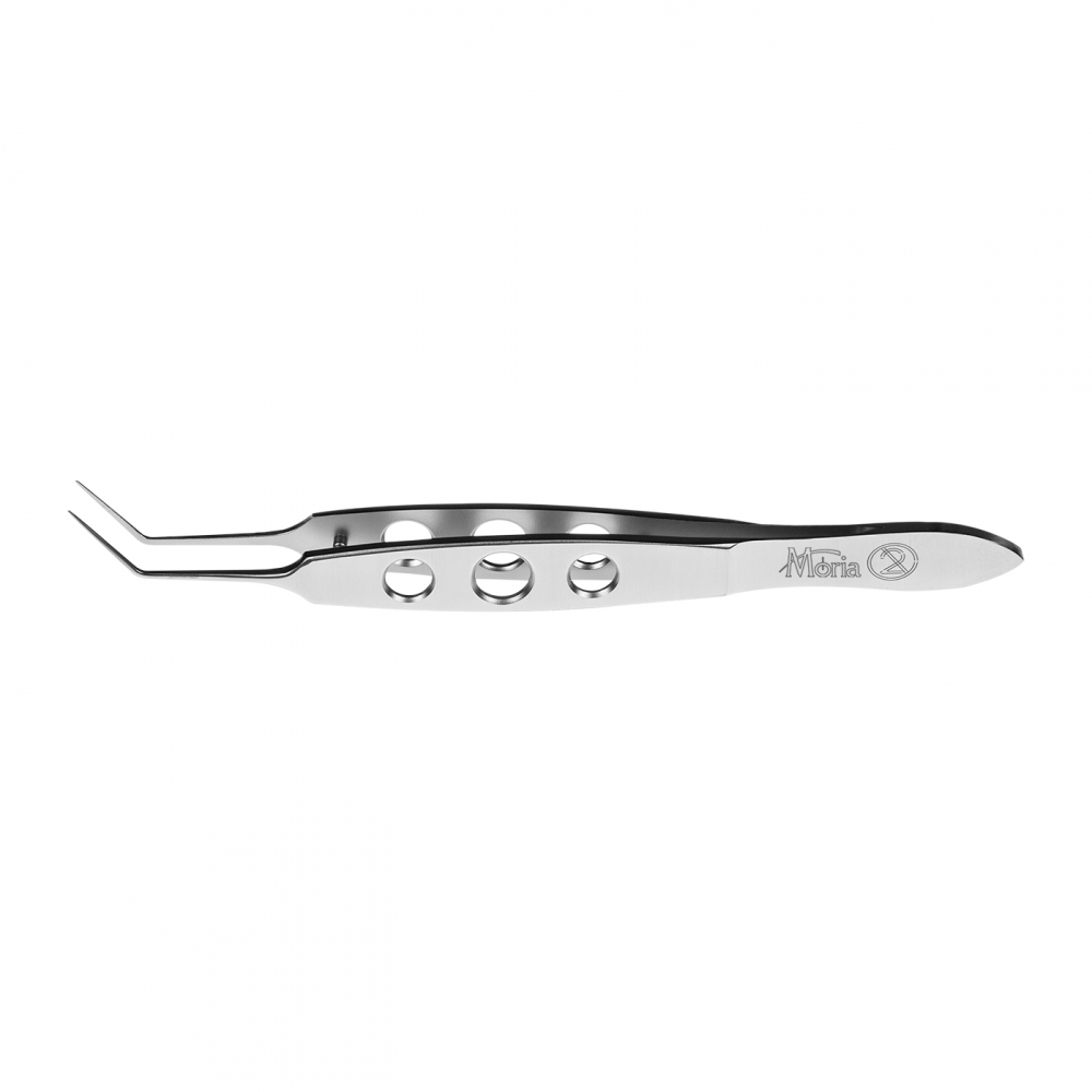 Angled flat forceps