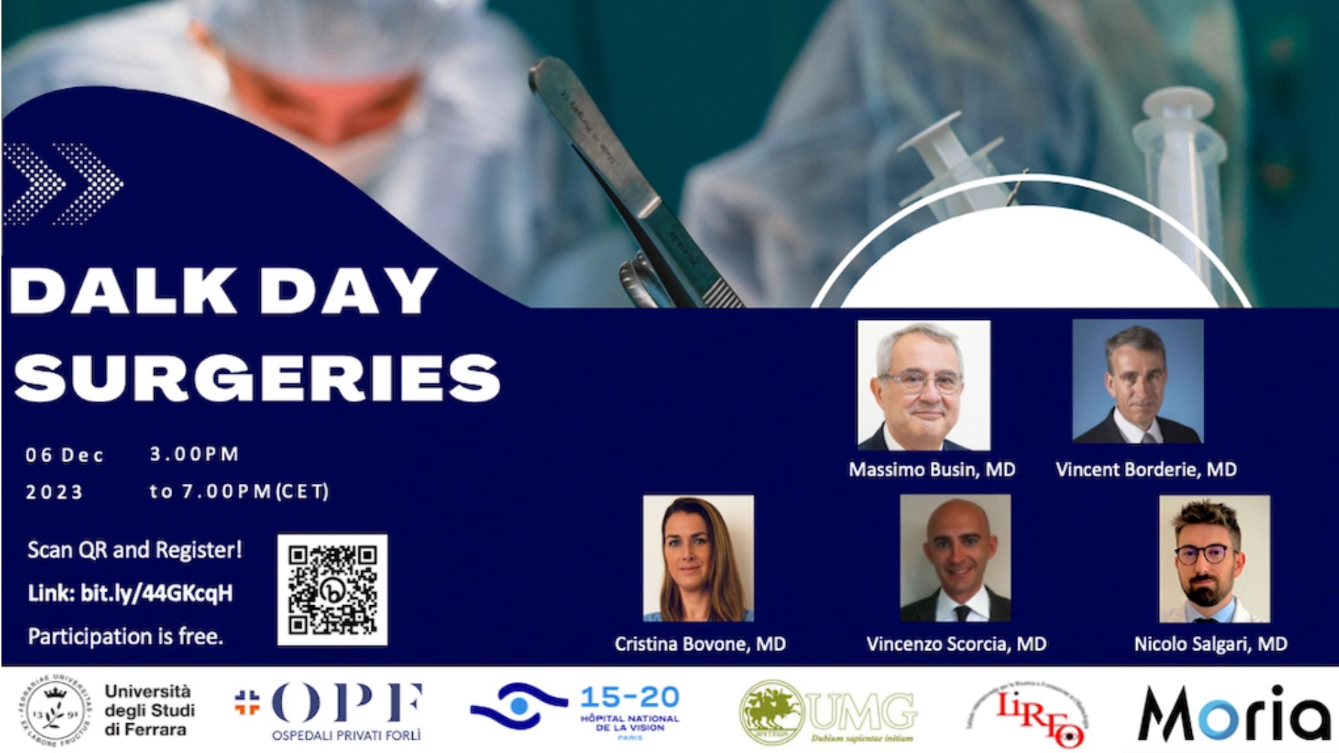 SAVE THE DATE : CHIRURGIES DALK EN DIRECT AVEC LE PROF. BUSIN